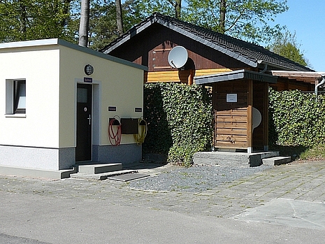 Eingang Kleines Spülhaus / Ver- und Entsorgungseinrichtung